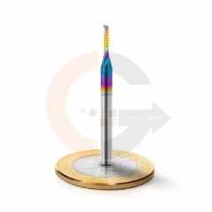 Fresa para Acrílico e Outros Plásticos  1 Corte 1.5mm x 7.0mm Metal Duro com DLC