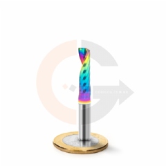Fresa para Acrílico e Outros Plásticos  1 Corte 6.0mm x 22mm Metal Duro com DLC