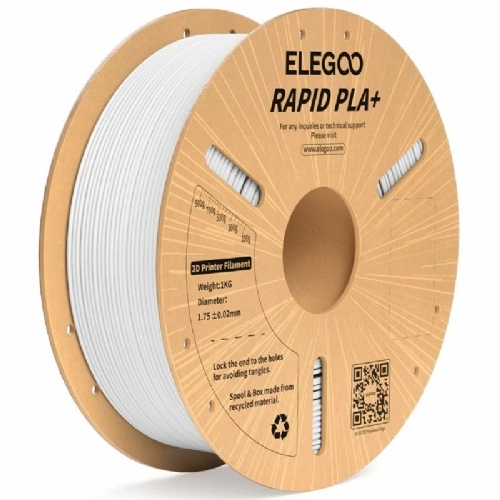 Filamento Rapid PLA  Branco   Elegoo   600mm s Hyper Velocidade   1kg 