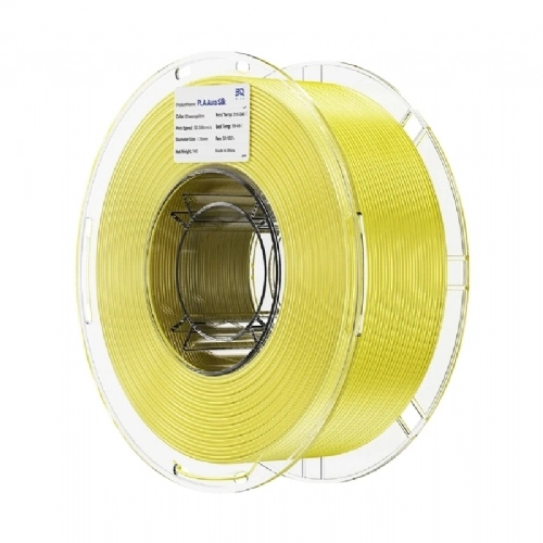 Filamento PLA Aura Silk Cheese Yellow   Amarelo Queijo   BIQU   1.75mm 1kg 