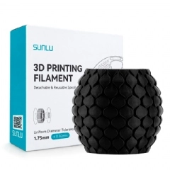 Filamento Sunlu PLA Matte Preto Fosco - Black - 1.75mm 1kg 
