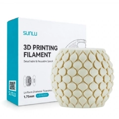 Filamento Sunlu PETG Branco Osso - Bone White - 1.75mm 1kg 