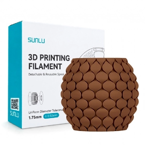Filamento Sunlu PLA Meta Chocolate   1.75mm 1kg 