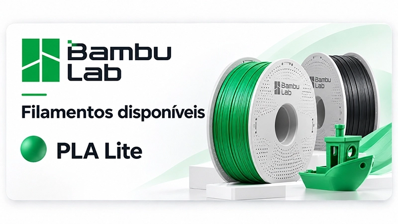 Filamentos Bambu Lab para impressão 3D