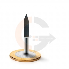 Fresa de Gravação Flat 45º x 0.2mm haste 6mm Metal Duro