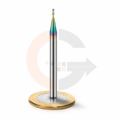 Fresa para Alumínio 2 Cortes 1.5mm x 3.5mm Metal Duro com Cobertura DLC