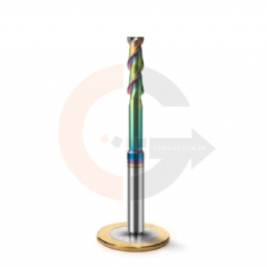 Fresa de Haste Aliviada 2 cortes 6.0mm x 20mm Metal Duro HRC55 DLC