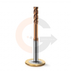 Fresa de Haste Aliviada 4 cortes 6.0 x 20mm Matal Duro HRC55