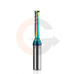 Fresa TCT 3 cortes retos 6mmx30mm com Cobertura DLC