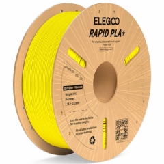 Filamento Rapid PLA+ Amarelo - Elegoo - 600mm/s Hyper Velocidade - 1kg 