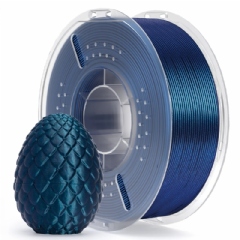 Filamento PLA Silk Galaxy Peacock Blue - Azul Petróleo - Elegoo - 1.75mm 1kg 