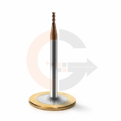 Fresa Toroidal 2 cortes 2.0mm R0.5 Metal Duro HRC55 cobertura AltiSin