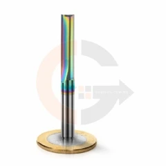 Fresa para MDF 2 Cortes Retos 6.0mm x 32mm Metal Duro Cobertura DLC