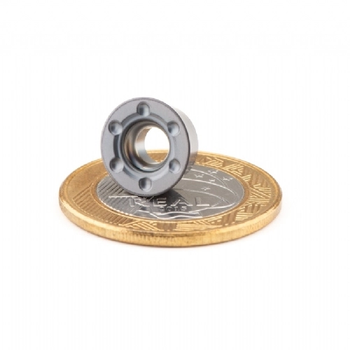 Ampliar foto Inserto RDMT1204MO A27 AlTin Pastilha de Metal Duro para Aco  Grade 5537   10 pecas