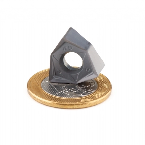 Ampliar foto Inserto WNMU080608EN GM AlTin Pastilha de Metal Duro para Aco  Grade 5537   10 pecas