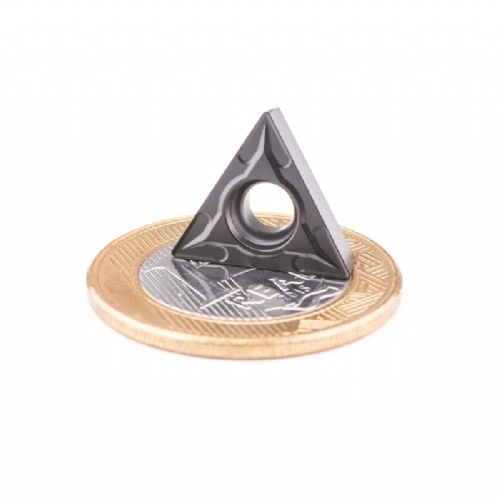 Ampliar foto Inserto TCMT16T304 PL Pastilha de Metal Duro para Aco  Grade 8225   10 pecas