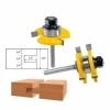 Ampliar foto Fresa para Tupia Encaixe Macho Femea 1 4 x 1 4  6.35mm x 6.35mm 