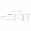 Ampliar foto Porta Fresa Facear Cone Morse CM3 A    27   52 DIN 228 A
