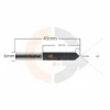Ampliar foto Fresa de Gravacao Flat 90 graus  x 0.2mm haste 6mm Metal Duro