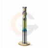 Ampliar foto Fresa de Haste Aliviada 2 cortes 10mm x 25mm Metal Duro HRC55 DLC