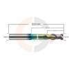 Ampliar foto Fresa de Haste Aliviada 2 cortes 10mm x 25mm Metal Duro HRC55 DLC