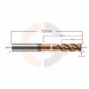 Ampliar foto Fresa de Haste Aliviada 4 cortes 6.0 x 20mm Matal Duro HRC55