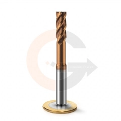 Fresa de Haste Aliviada 4 cortes 8.0mmx20mm Matal Duro HRC55