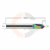 Ampliar foto Fresa para Chanfro em Aluminio 4.0mm x 90 graus  Metal Duro HRC70 Cobertura DLC