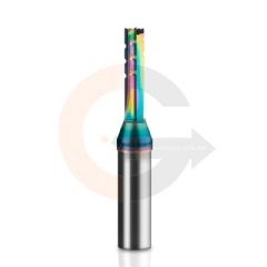 Fresa TCT 3 cortes retos 6mmx22mm com Cobertura DLC