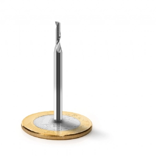 Fresa Para Aluminio 1 Corte HRC55 2.0mm x 10mm Metal Duro Fresa Para Aluminio 1 Corte HRC55 2.0mm x 10mm Metal Duro