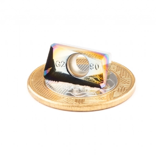 Ampliar foto Inserto APKT1604 PDFR G2 Pastilha de Metal Duro para Aluminio   1 peca
