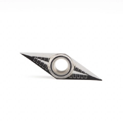 Inserto VCGT160404 LH Pastilha de Metal Duro para Alumínio - 1 peça