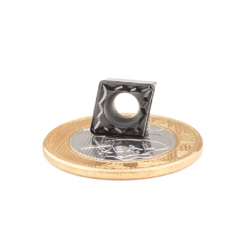 Ampliar foto Inserto CCMT09T308 TM AL2O3 Pastilha de Metal Duro para Aco  Grade 8225  1 peca