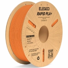 Filamento Rapid PLA+ Laranja - Elegoo - 600mm/s Hyper Velocidade - 1kg 