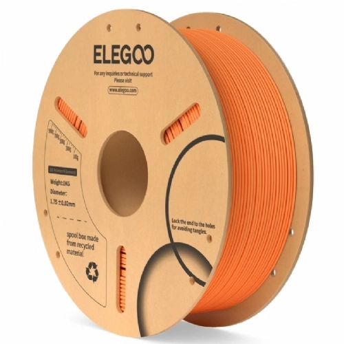 Filamento PLA Laranja   Elegoo   1.75mm 1kg 