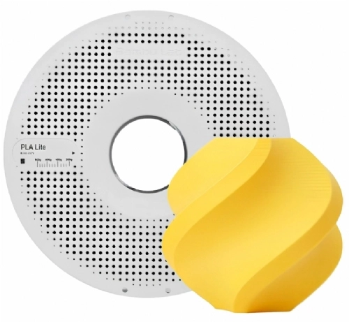 Filamento Bambu Lab PLA Lite Amarelo   1.75mm 1kg 