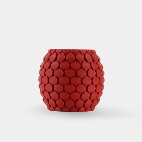 Ampliar foto Filamento Sunlu PLA Matte Vermelho Fosco   Red   1.75mm 1kg 