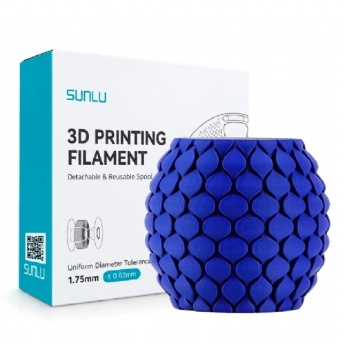 Filamento Sunlu PLA Matte Azul Fosco   Klein Blue   1.75mm 1kg 