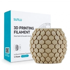 Filamento Sunlu PLA Matte Carvalho Fosco - Oak - 1.75mm 1kg 