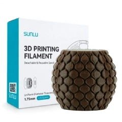 Filamento Sunlu PETG Marrom Café - Coffee Brown - 1.75mm 1kg 