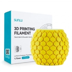 Filamento Sunlu PETG Amarelo - Yellow - 1.75mm 1kg 