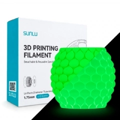 Filamento Sunlu PLA Glow In The Dark Verde Futuro - Future Green - 1.75mm 1kg 