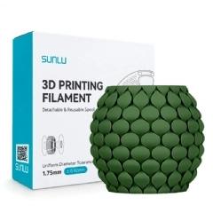 Filamento Sunlu PLA Meta Verde Oliva - Olive Green - 1.75mm 1kg 